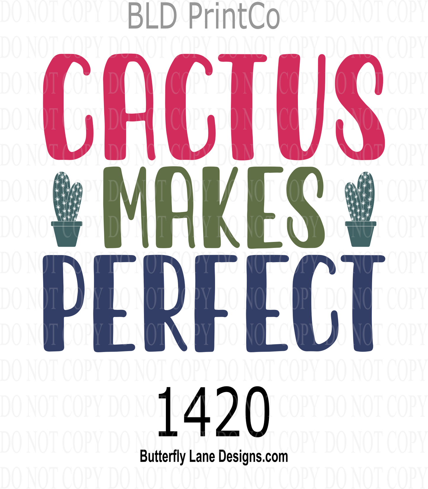 D1420 Cactus Makes Perfect