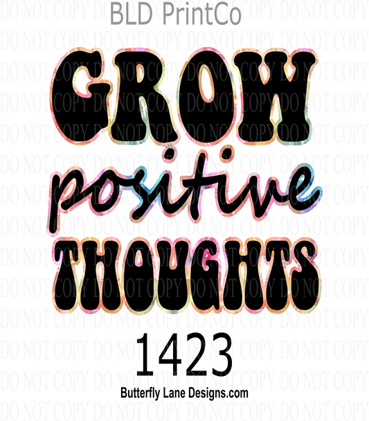 D1423 Grow positive thoughts