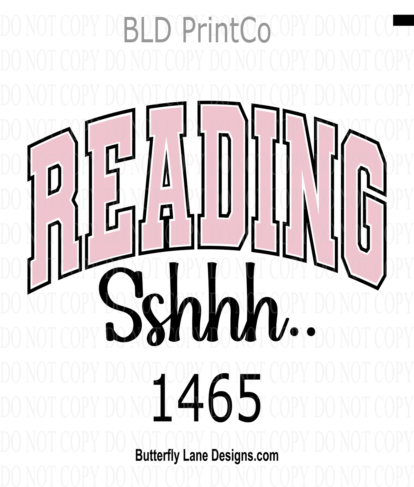 D1465 Reading-Sshhh