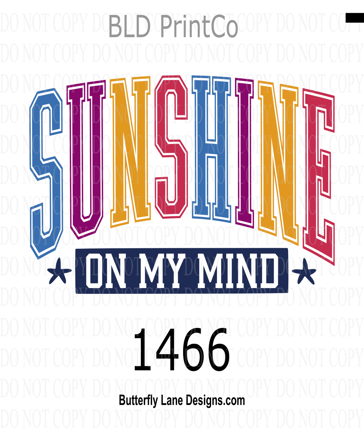 D1466 Sunshine on my mind