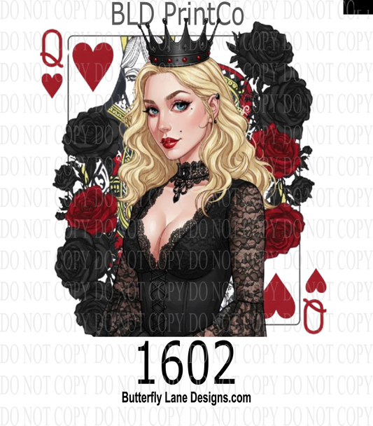 D1602 Blonde Queen of Hearts