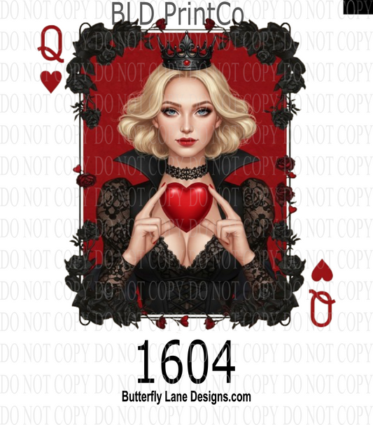D1604 Blonde Queen of Hearts