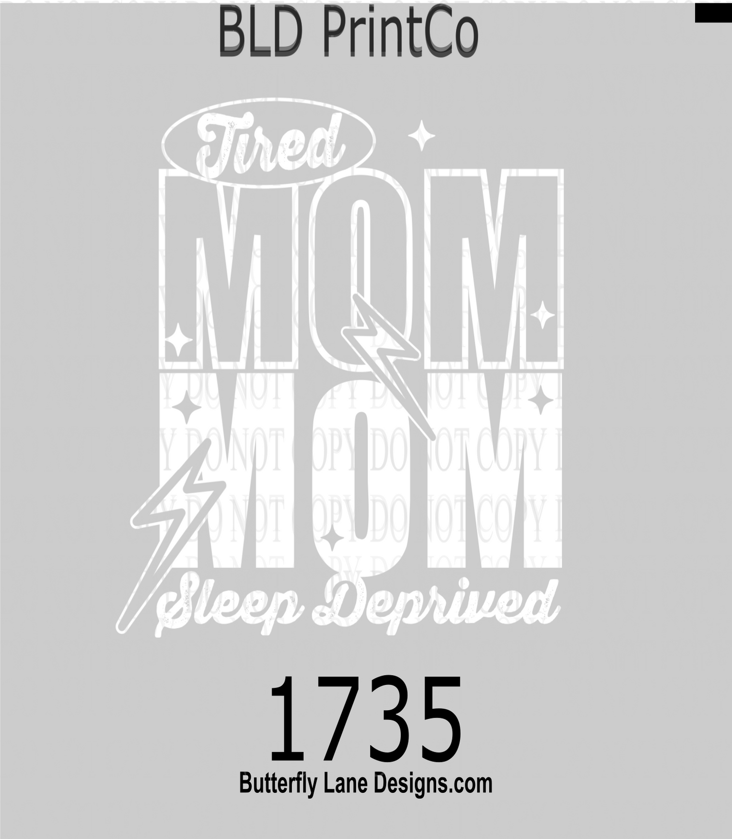 D1735 Tired Mom Sleep deprived