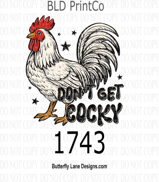 D1743 Don’t Get Cocky