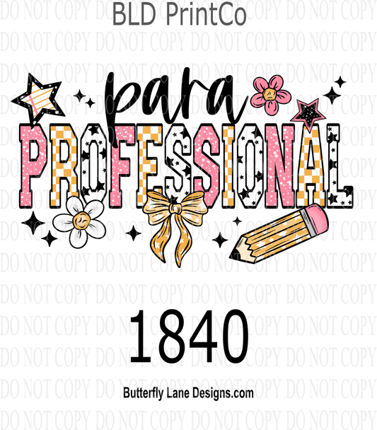 D1840 Para_Professional