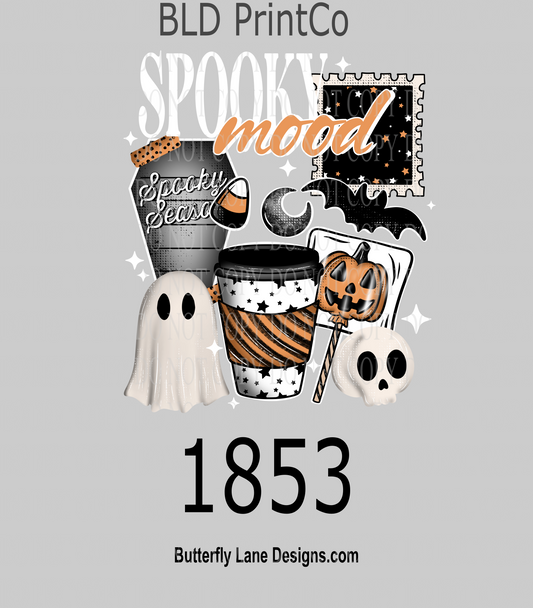 D1853 Spooky Mood White text