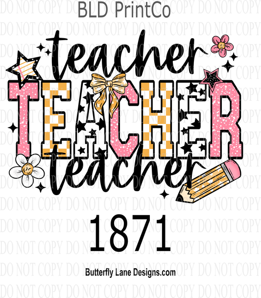 D1871 Teacher- School