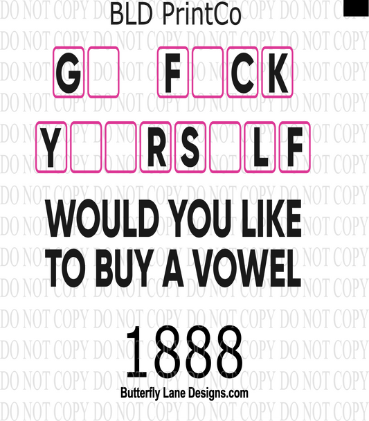 D1888 Would you like to buy a vowel