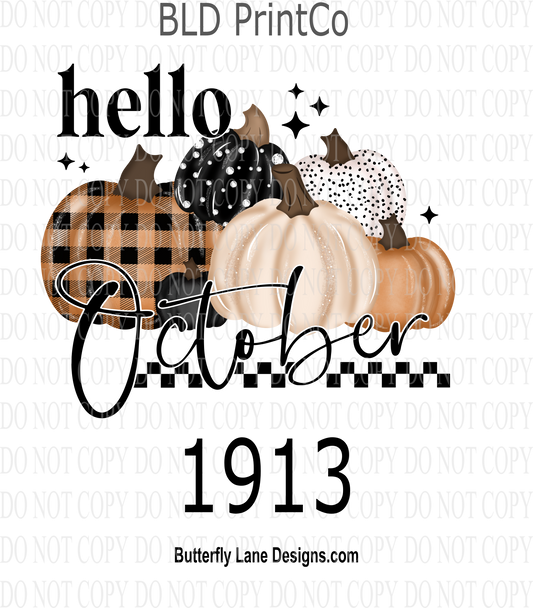 D1913 Hello October
