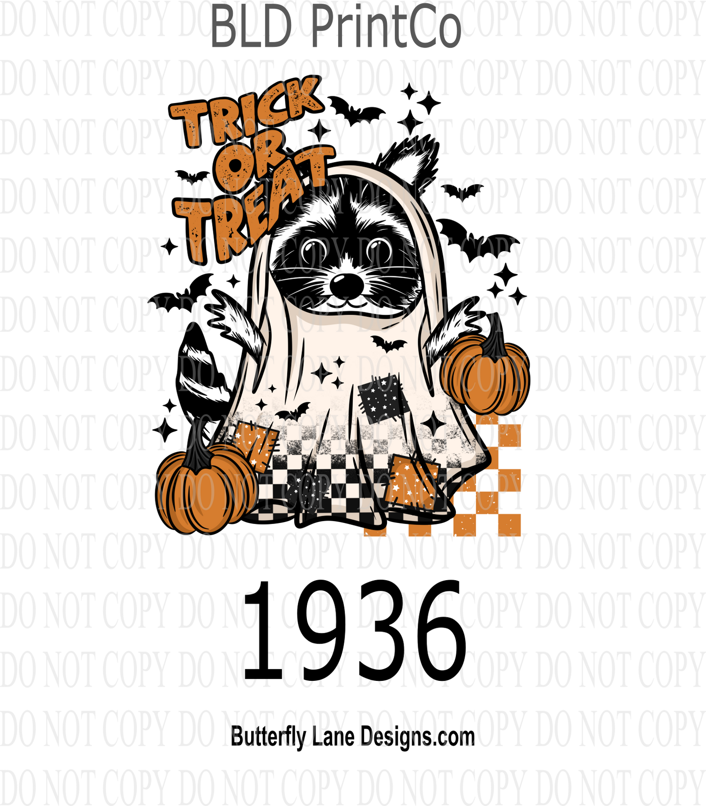 D1936 Trick_Or_Treat_Ghost_Racoon