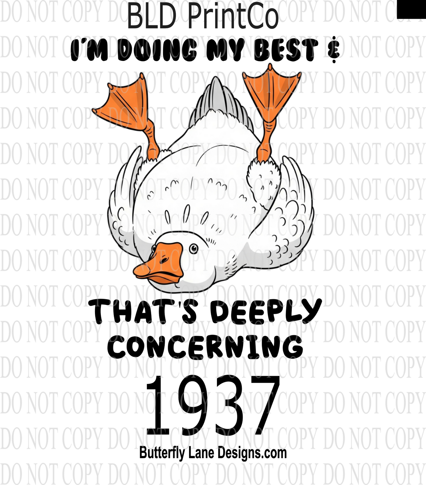 D1937 Doing my best & That's deeply concerning