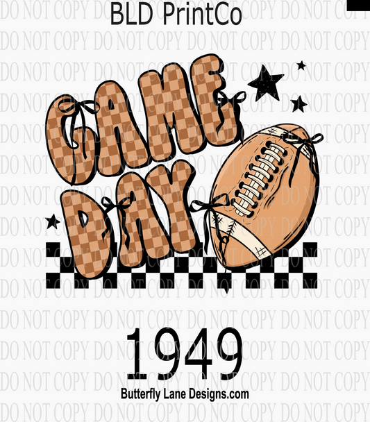 D1949 Game Day-Football