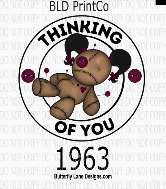 D1963 Thinking of you- girl voo doo