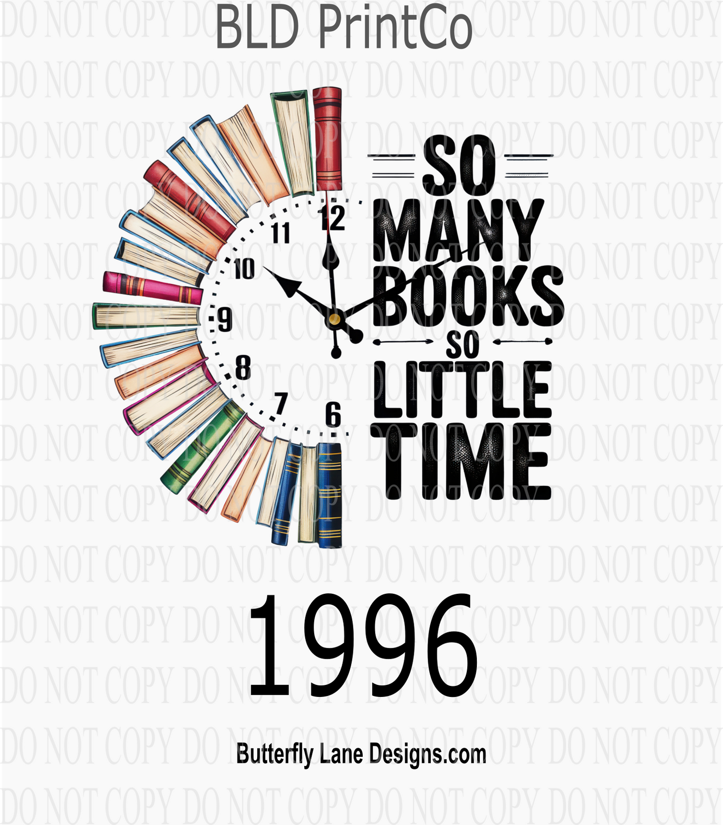 D1996 So many books- So little time