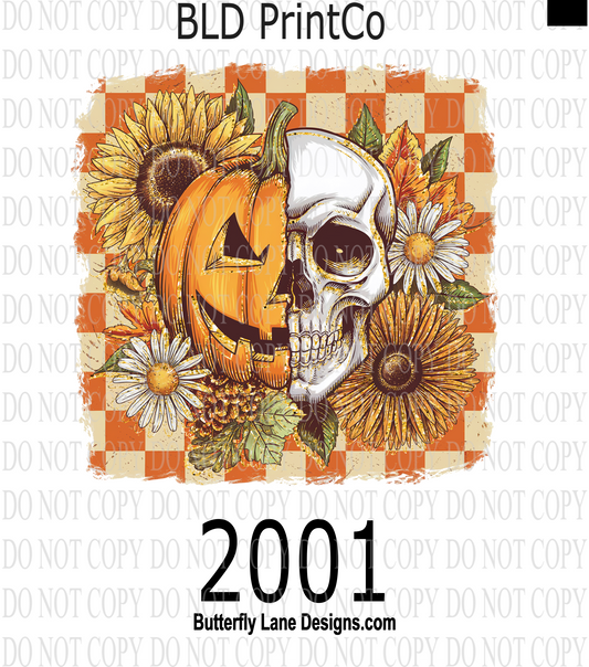 D2001 Jack Lantern skellie