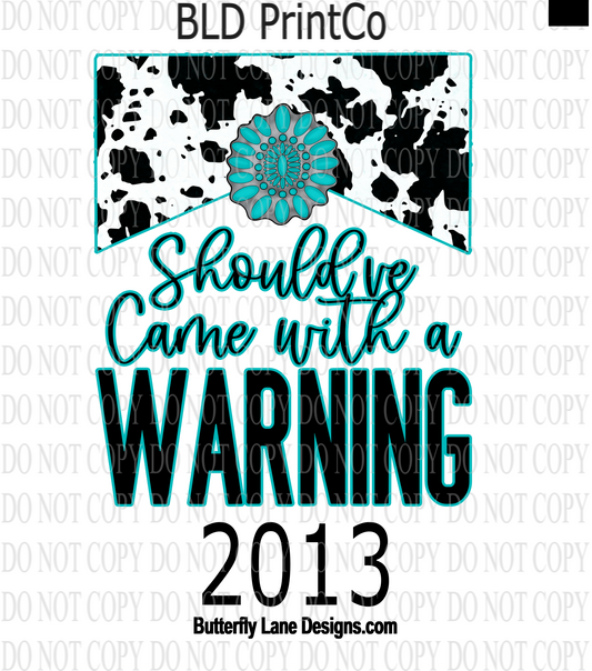 D2012 Should've come with a warning