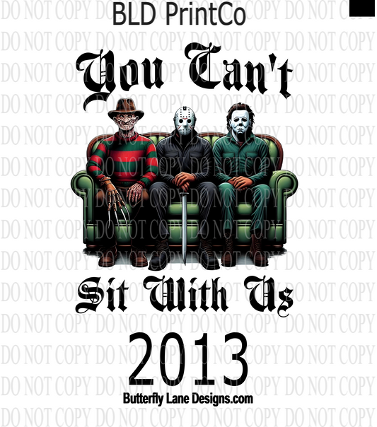 D2013 You can't sit with us-scary movie guys