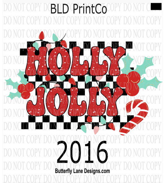 D2016 Holly Jolly Checkered