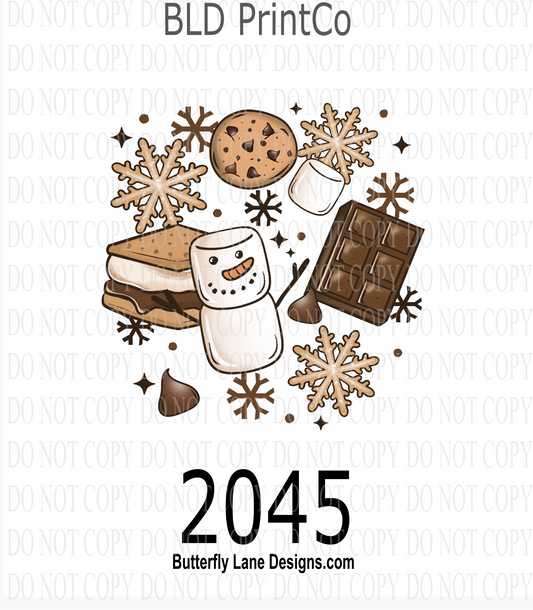 D2045 Snowman Smore's