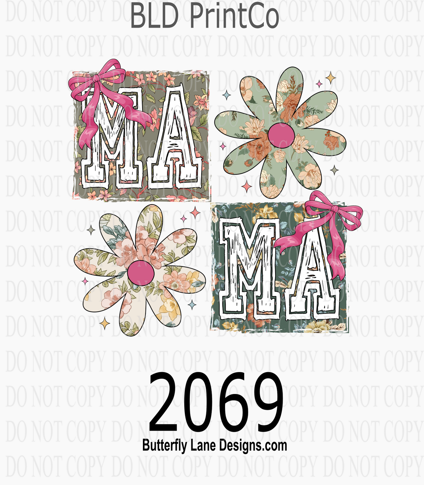 D2069 Floral mama