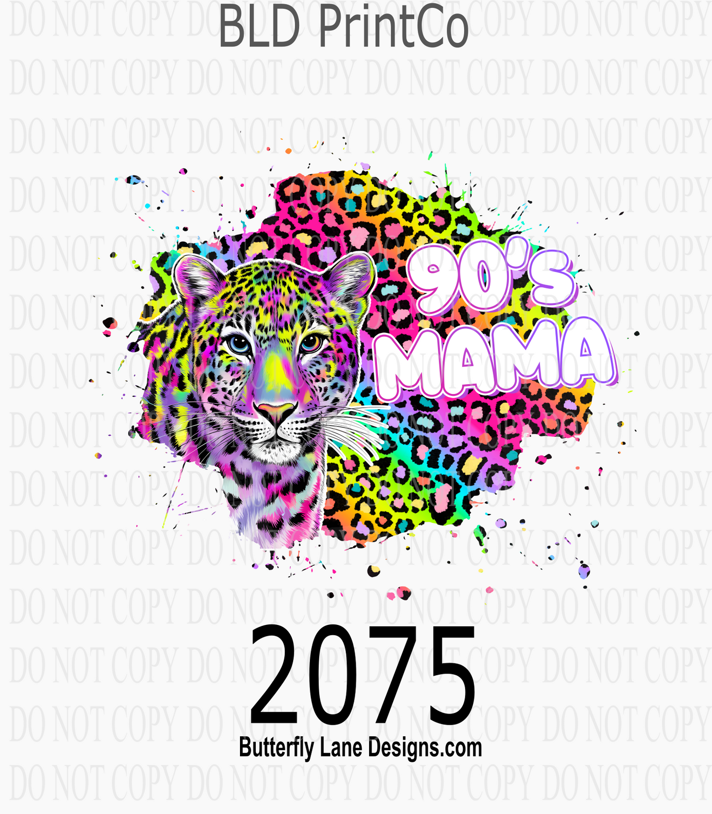 D2075 90s mama leopard