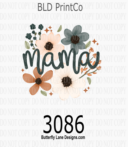 Boho Mama | Soft Earthy Florals & Wildflowers | D3086