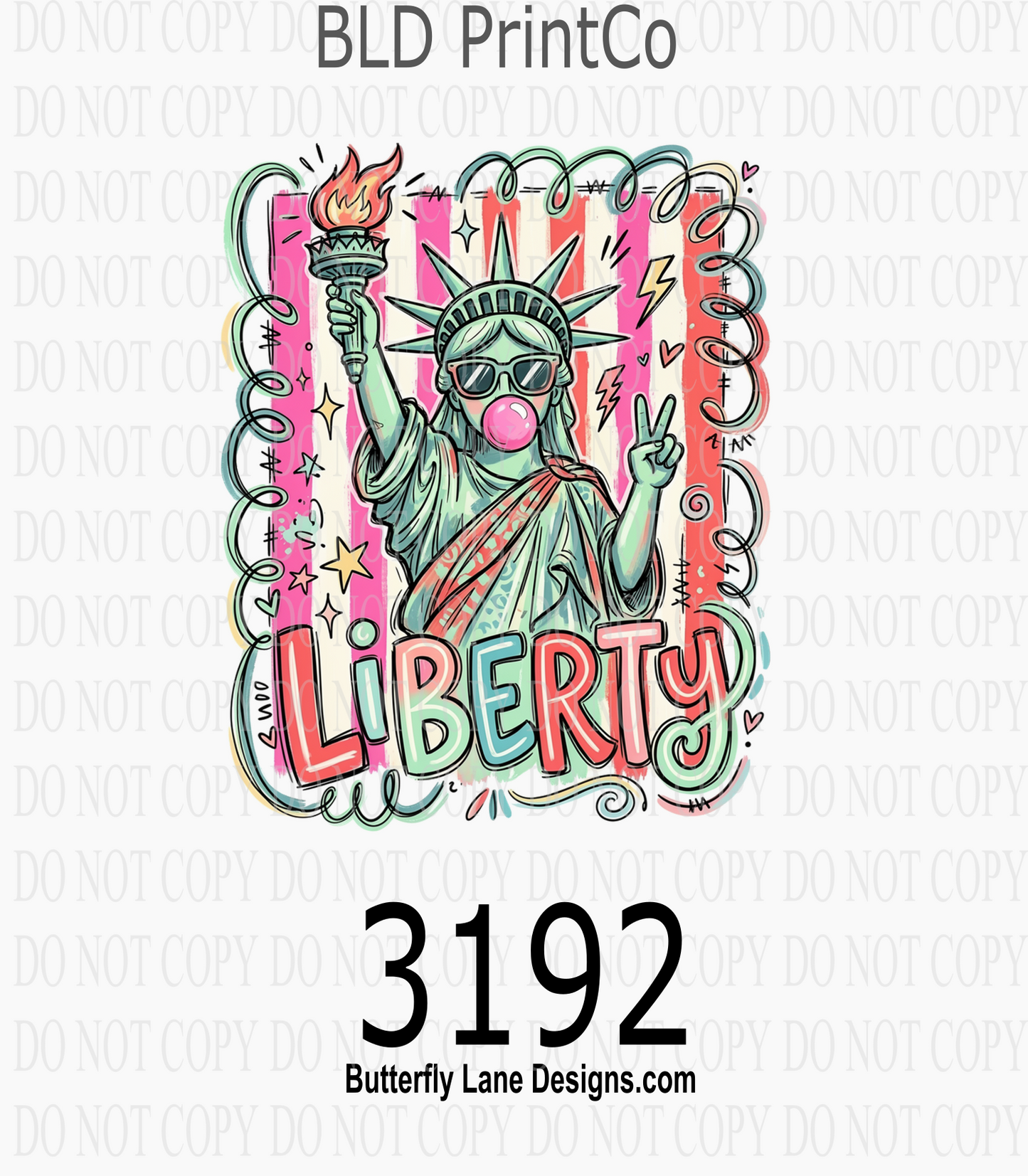 Liberty | Patriotic Statue of Liberty | D3192