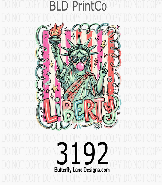 Liberty | Patriotic Statue of Liberty | D3192
