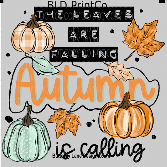 Autumn Is Calling | Pumpkins & Fall Foliage | D3227