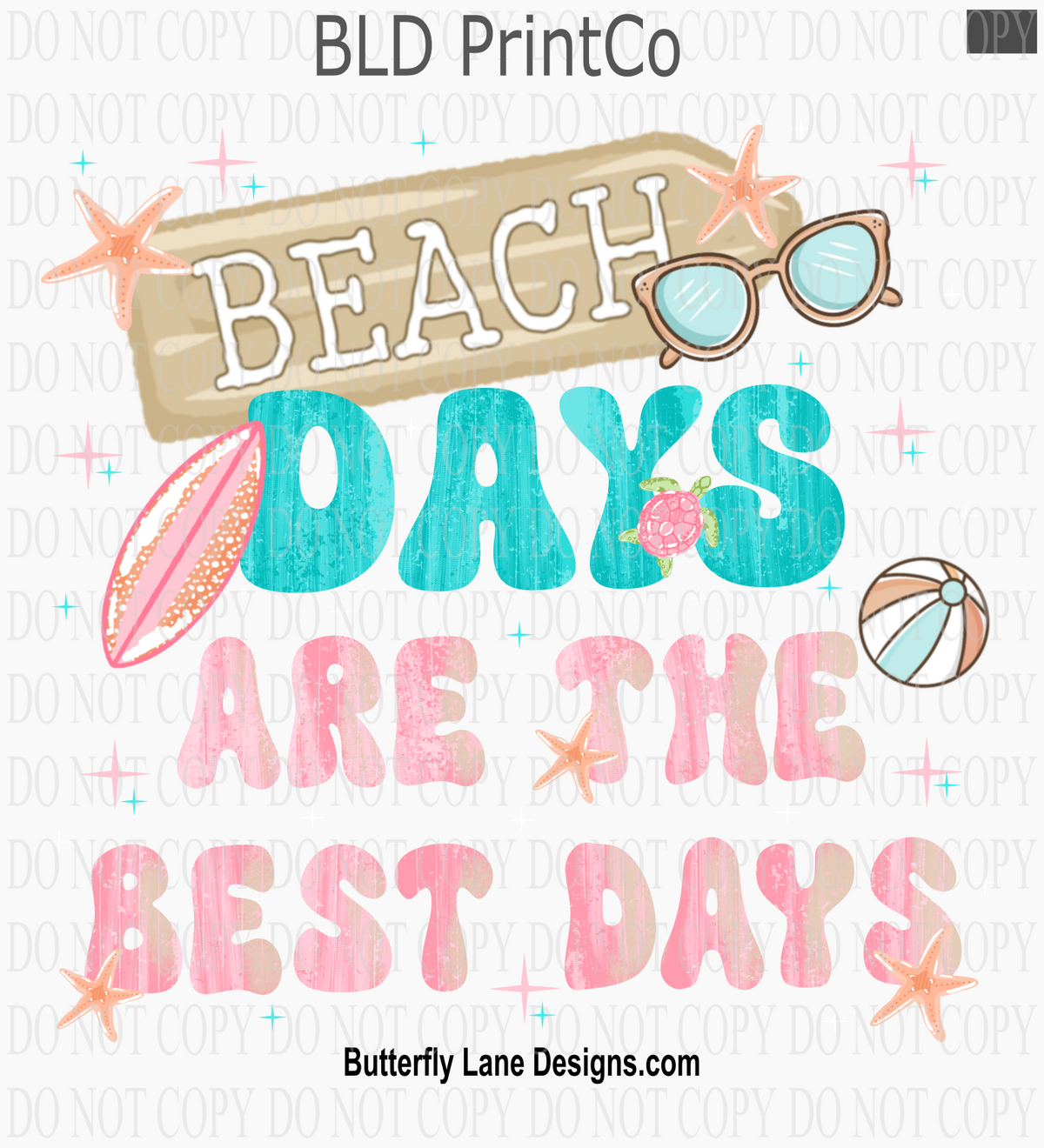 Beach Days Are The Best Days | Summer Coastal Decal | D3236