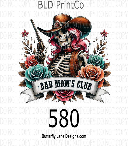 D580 Bad Moms Club ::  Decal