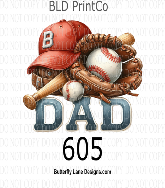 D605  Baseball Dad