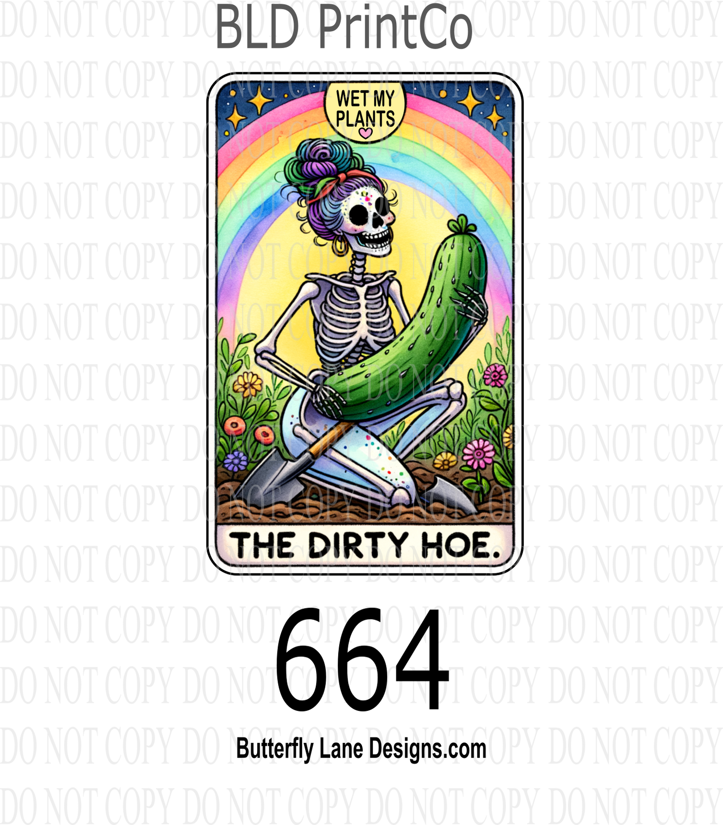 D664 The Dirty Hoe-Tarot