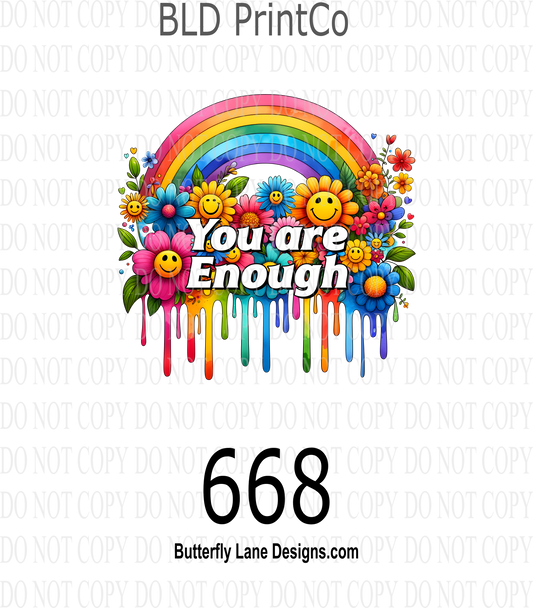 D668 You are enough