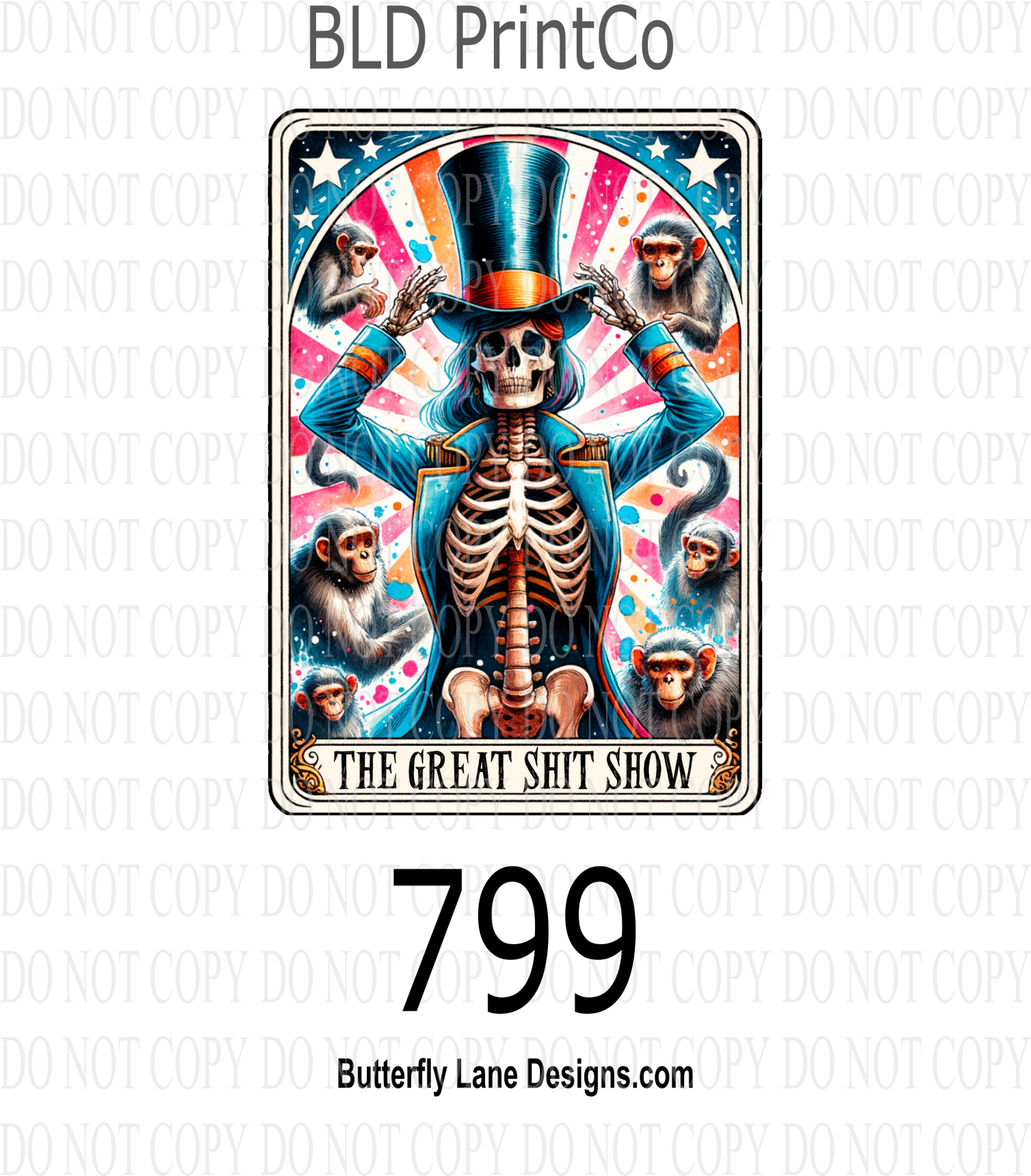 D799 The Great Shit Show - Tarot