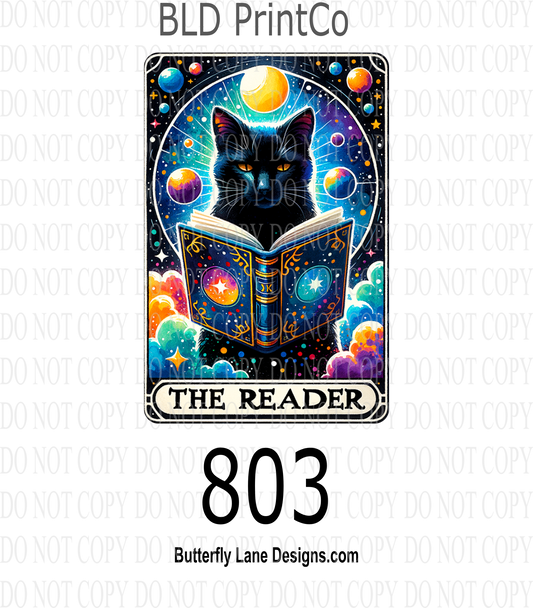 D803 Black Cat- The Reader _Tarot