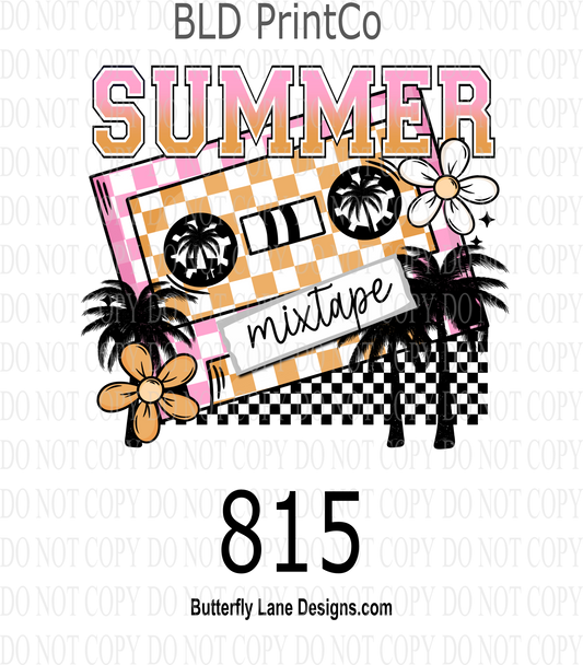 D815 Summer Mixed Tape