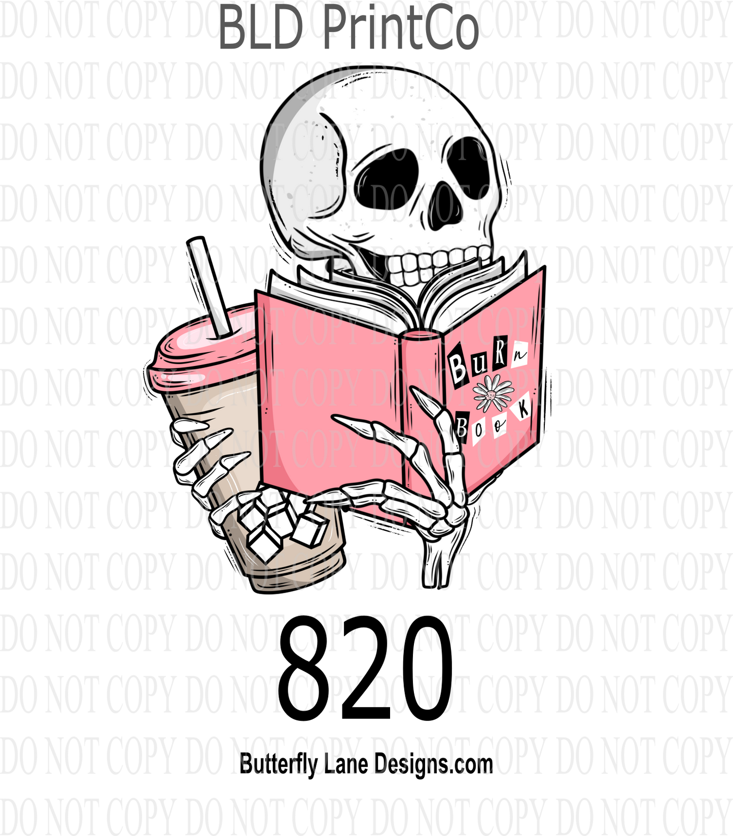 D820 Skelly Burn Book