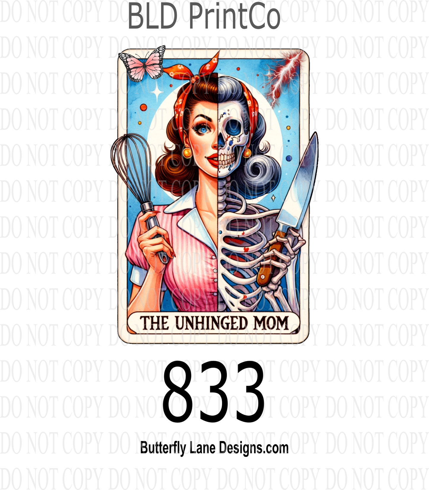 D833  The unhinged Mom _Tarot