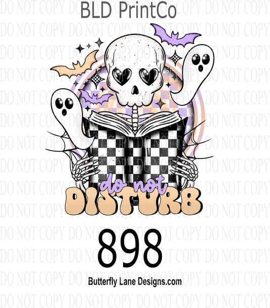 D898 Do not Disturb- Reading Skelly