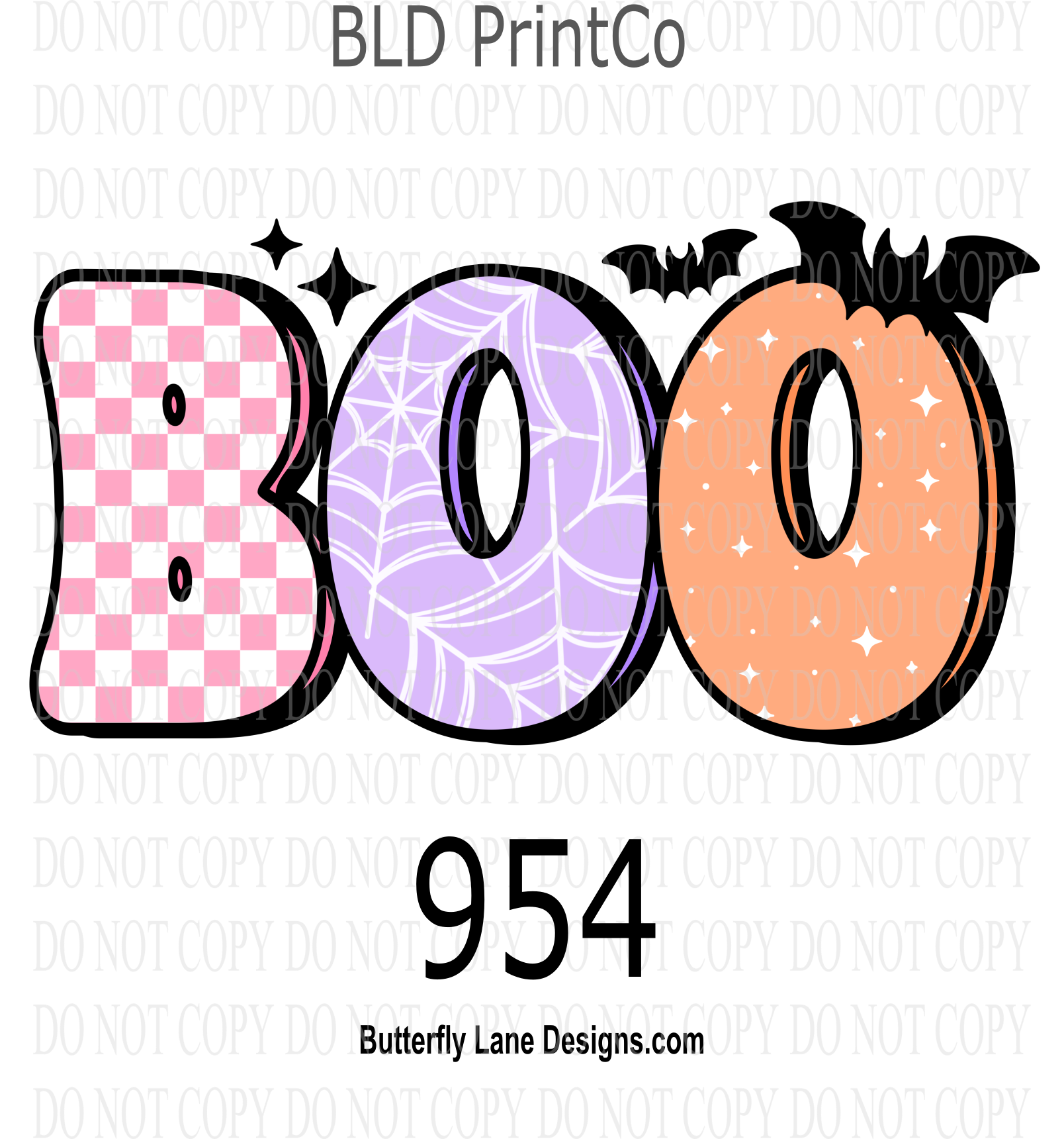 Boo Boo Lane D 954 boo – Butterfly Lane Designs