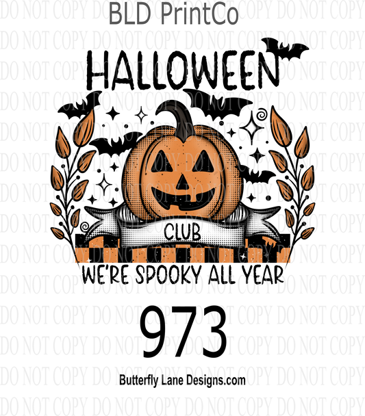 D 973 Halloween_Club- Spooky all year round