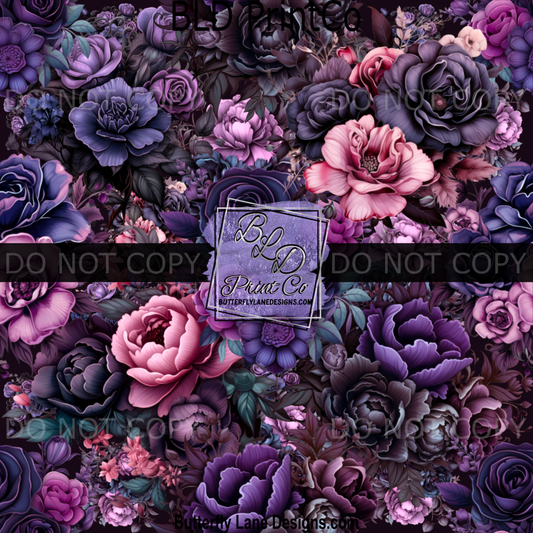 Dark Romance florals BPV-114