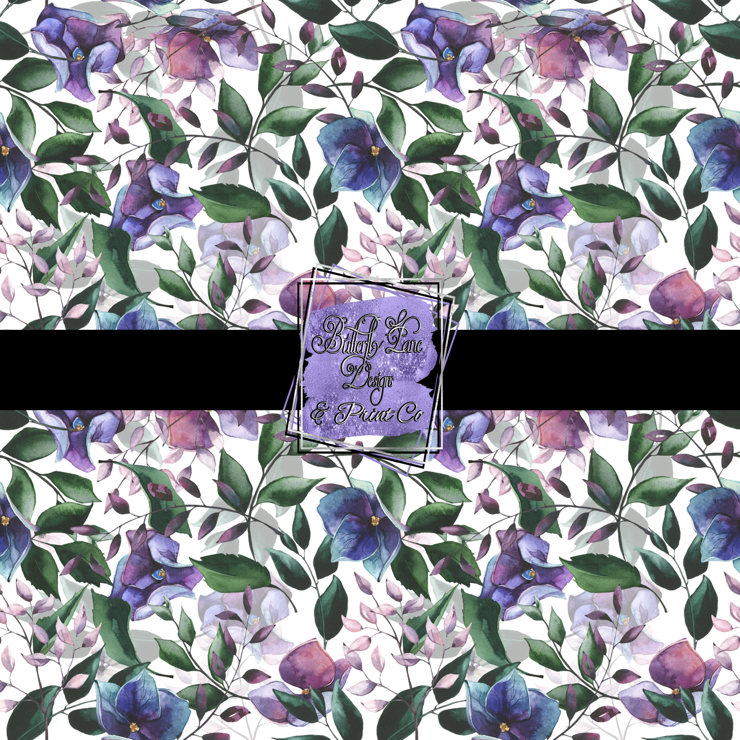 Dark spring/summer florals PV 538- Patterned Vinyl