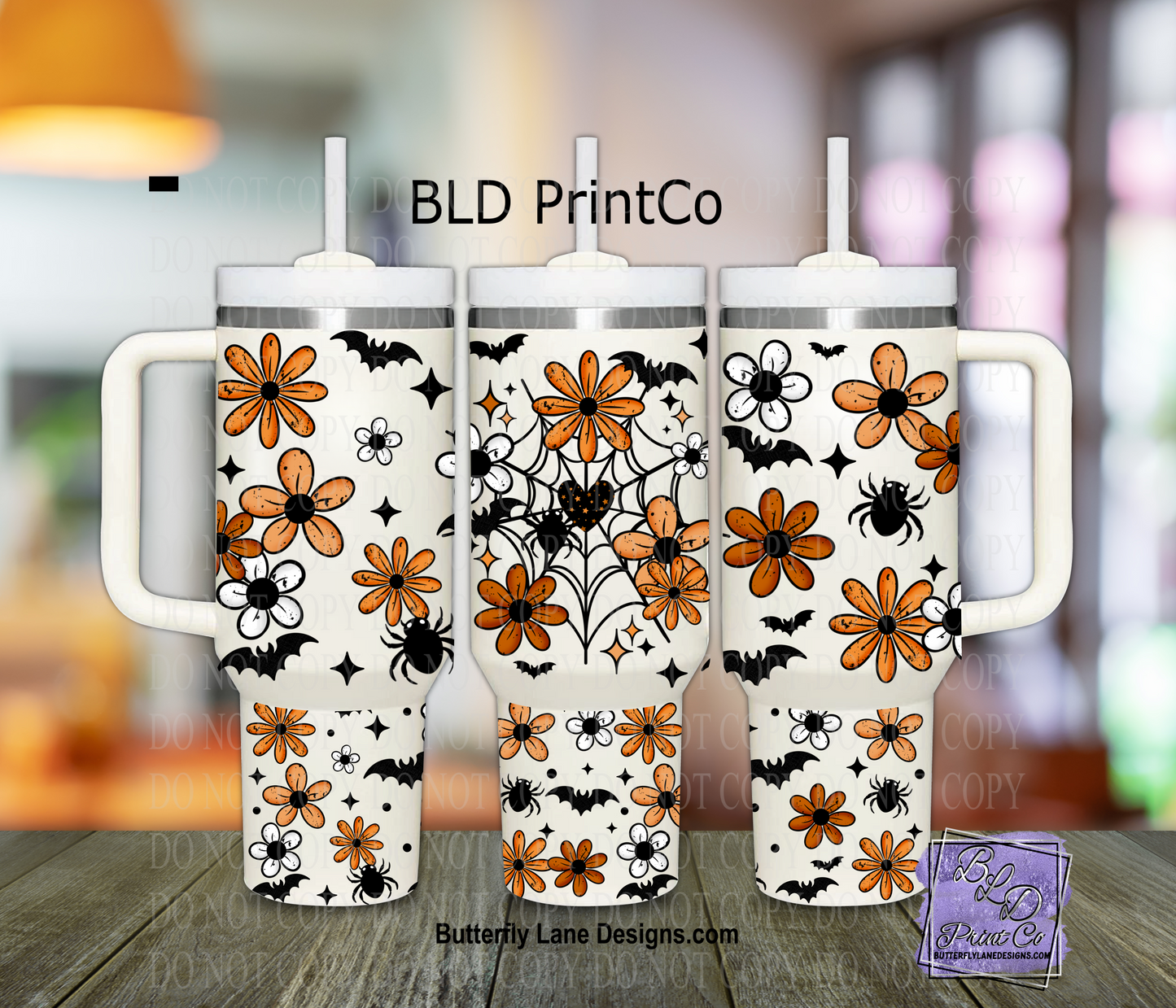 F46 Spider web florals