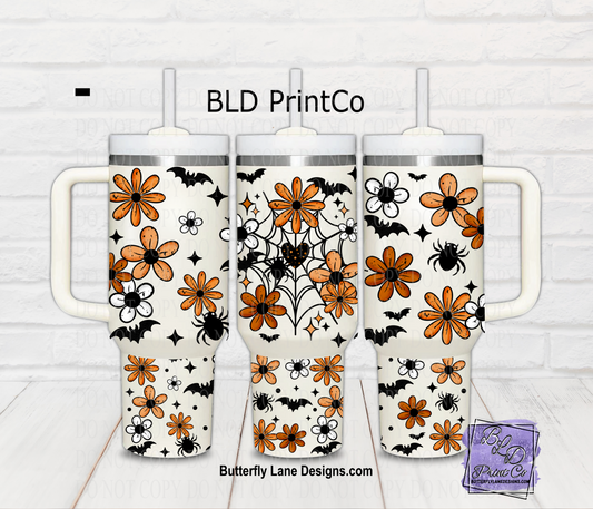 F46 Spider web florals