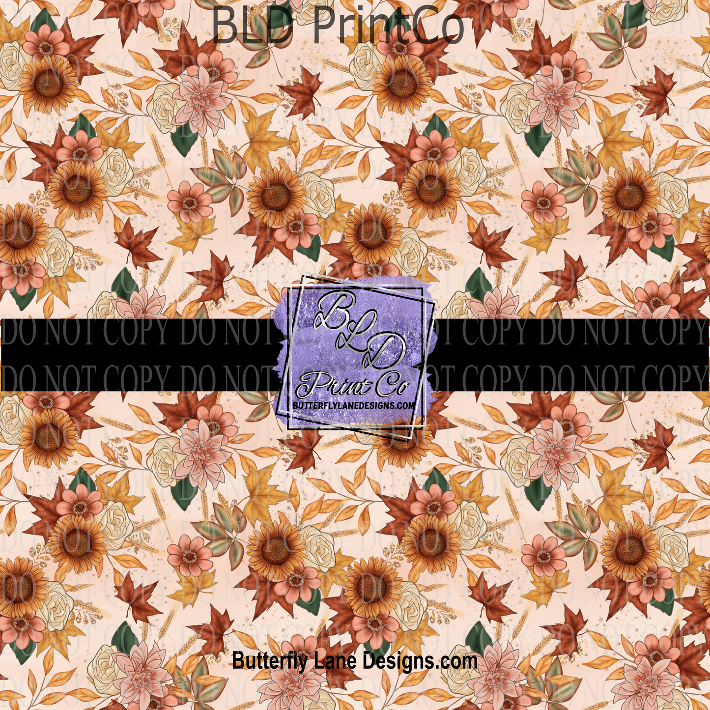Fall Florals  PV 722 M  Patterned Vinyl