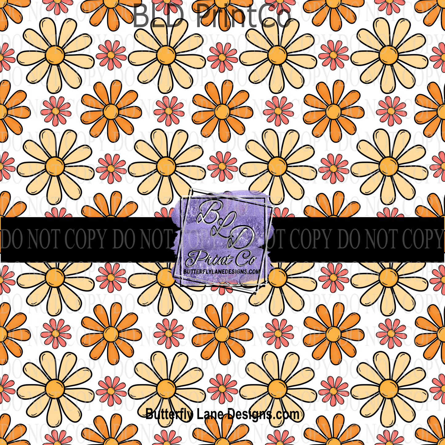 Groovy Florals   PV 697   Patterned Vinyl