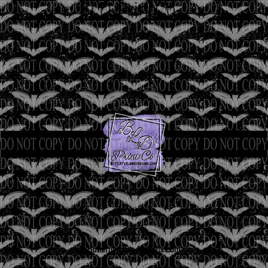 Halloween Bats -Dark Version PV691 Patterned Vinyl