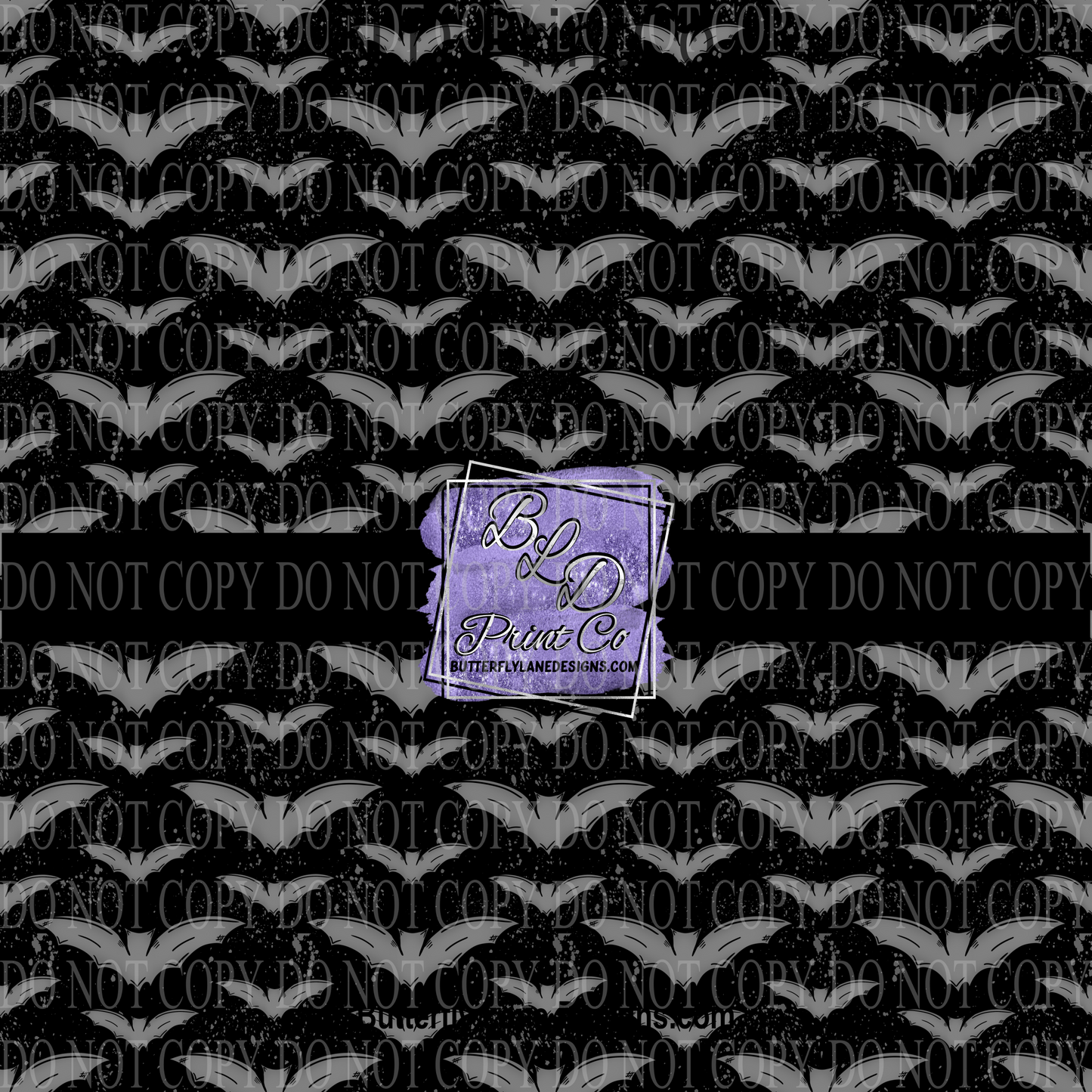 Halloween Bats -Dark Version PV691 Patterned Vinyl